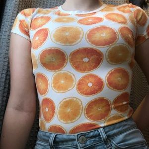 Orange top